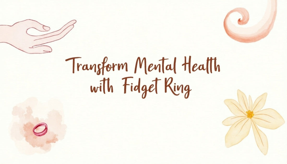 Transform Your Mental Health with Our Anxiety-Relief Fidget Ring