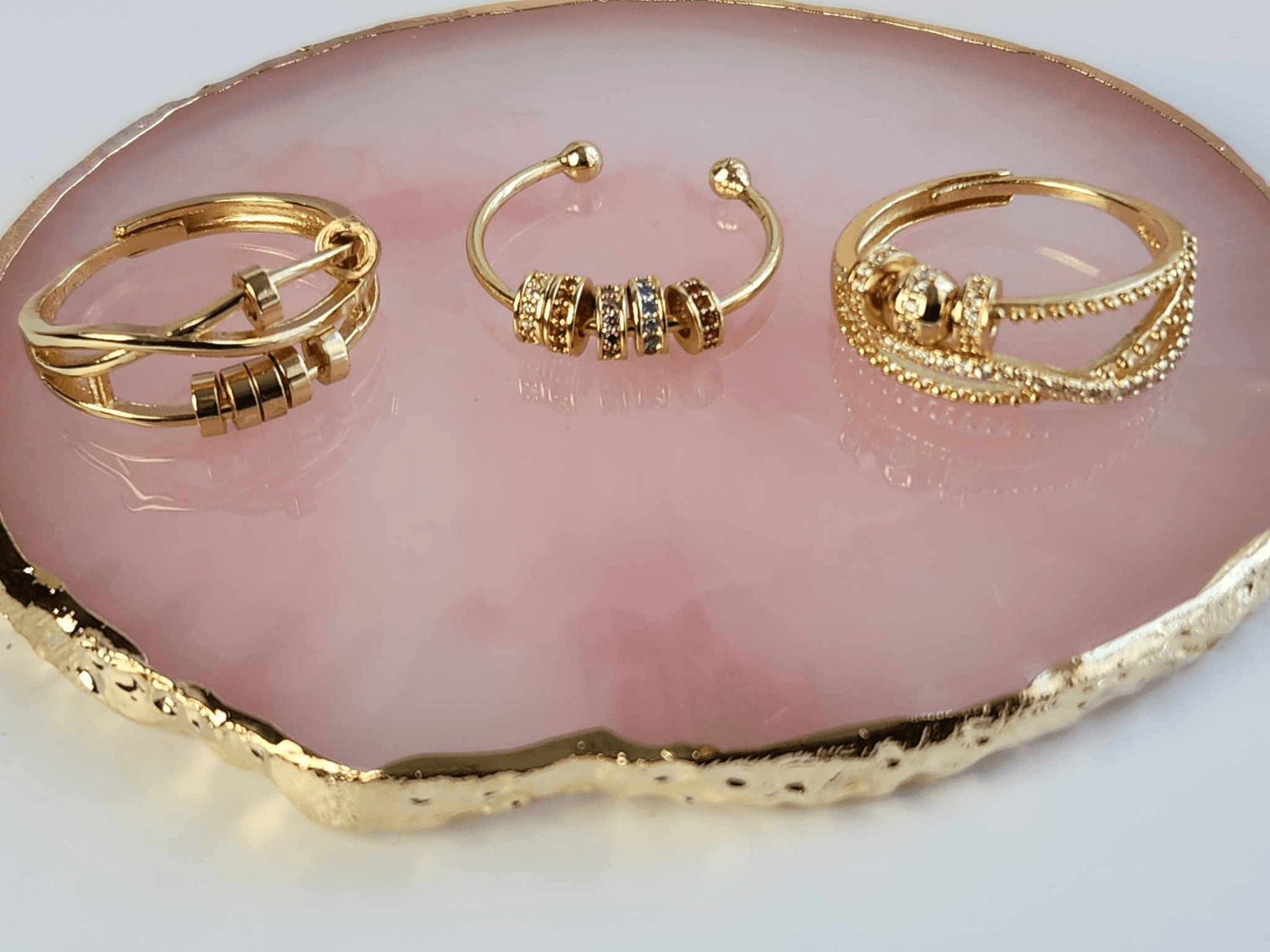 Love Britty Fidget Meditation Spinner Ring in Silver — Jewellery Co.  Australia