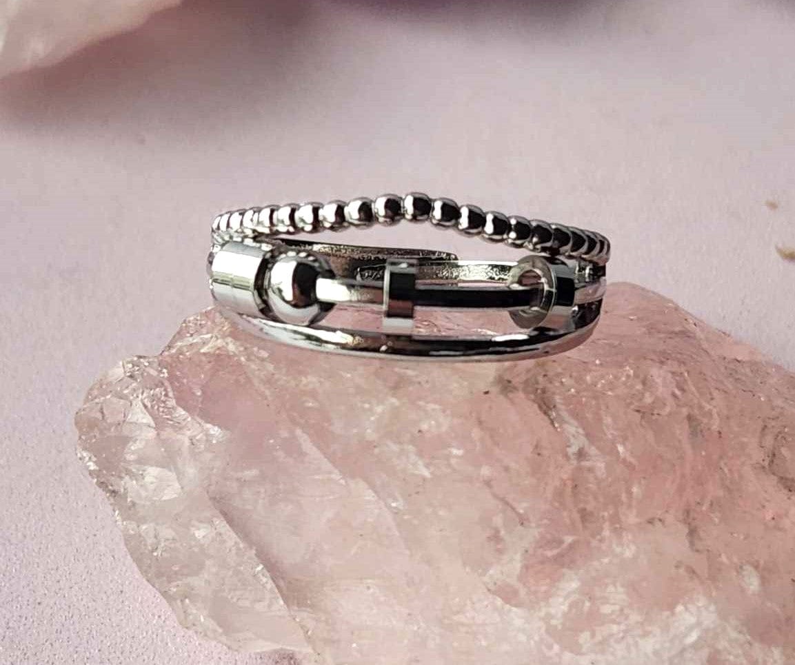 The Pure Collection Collection - Sterling Silver Fidget Spinner Ring