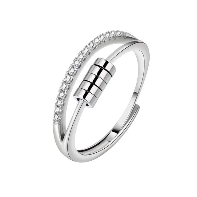 Eternal Elegance Collection - Sterling Silver Fidget Anxiety Ring