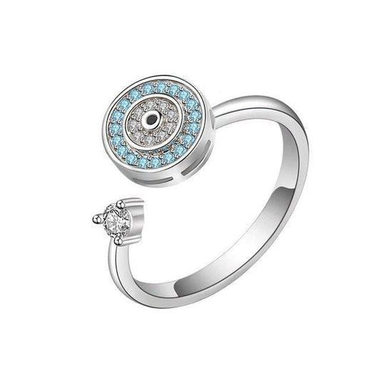 The Conscious Collection Mindful Rings - Sterling Silver Fidget Spinner Ring - Mindful Rings