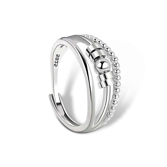 The Pure Collection Collection - Sterling Silver Fidget Spinner Ring