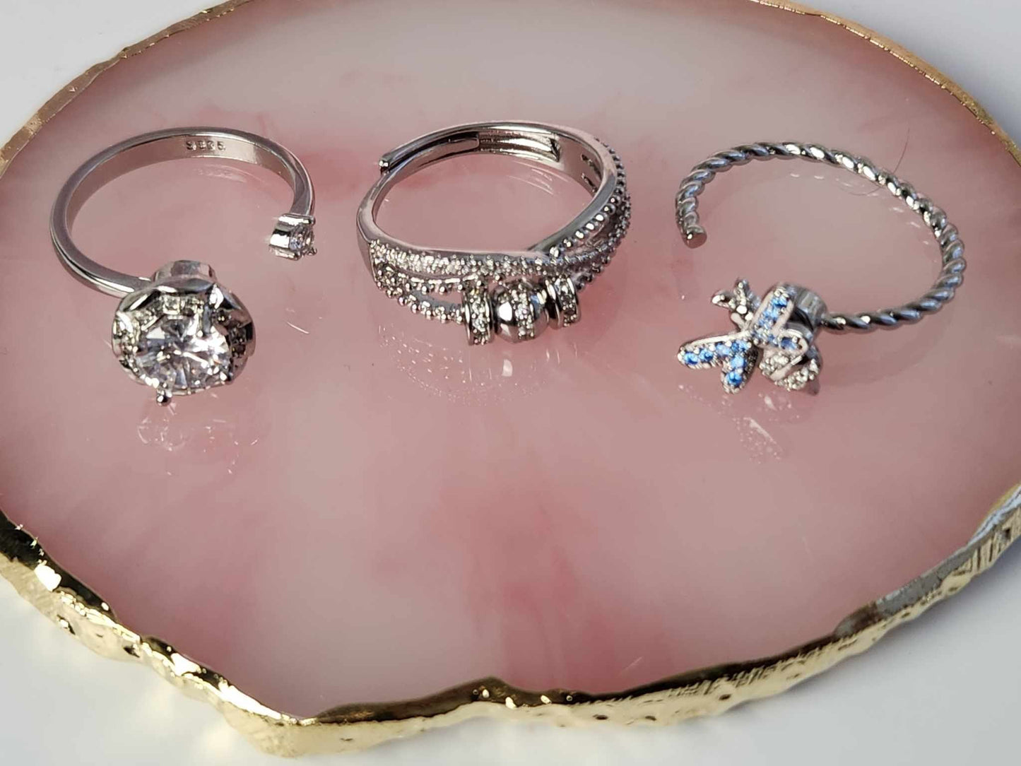 The Timeless Bundle - Crystal Infused Fidget Spinner Rings