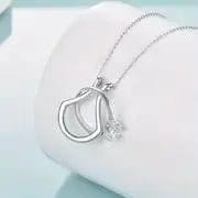 Elegant U - Shaped Pendant Necklaces Ring Holder Holding Special Necklace - Silver, Gold & Rose Gold - Mindful Rings