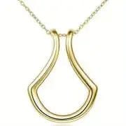 Elegant U - Shaped Pendant Necklaces Ring Holder Holding Special Necklace - Silver, Gold & Rose Gold - Mindful Rings