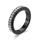 Black Single Line Gem Essential Ring -  Rotating Fidget Anxiety Ring