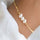 Gold Plated over .925 Sterling Silver Three Imitation Pearls Bead Bracelet -  Fidget Jewellery