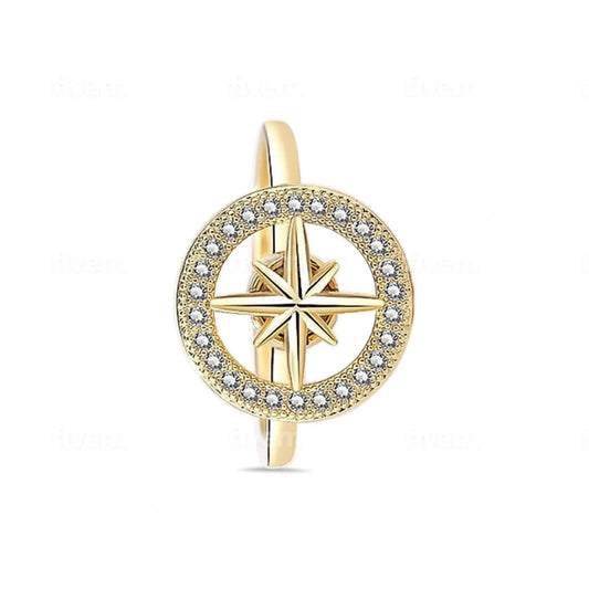 Mindful Rings Anxiety Ring Oceanic Treasures Collection - Gold Plated  Fidget Anxiety Ring