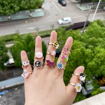 Mindful Rings Anxiety Ring The Charlotte - Reindeer Kids Fidget Spinner Ring