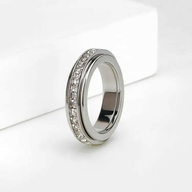 Mindful Rings Anxiety Ring The Essence Collection Mindful Rings - Sterling Silver Fidget Rotating Spinner Ring