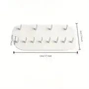 Wall Mount Ring Jewellery Holder Organiser White or Pink Storage.