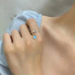 Moonstone Tear Drop Love Heart Ring - Fidget Anxiety Ring - Mindful Rings