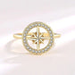 Oceanic Treasures Collection - Gold Plated Fidget Anxiety Ring - Mindful Rings