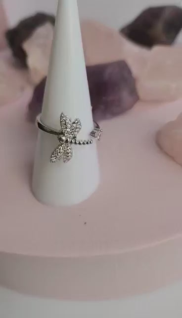 Mindful Rings - Dragonfly Stillness Fidget Spinner Ring