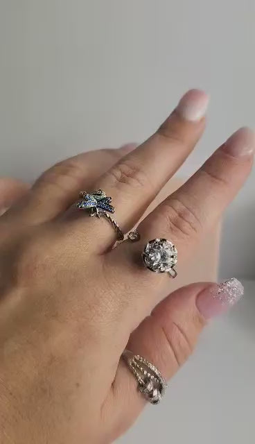 The Timeless Bundle - Crystal Infused Fidget Spinner Rings