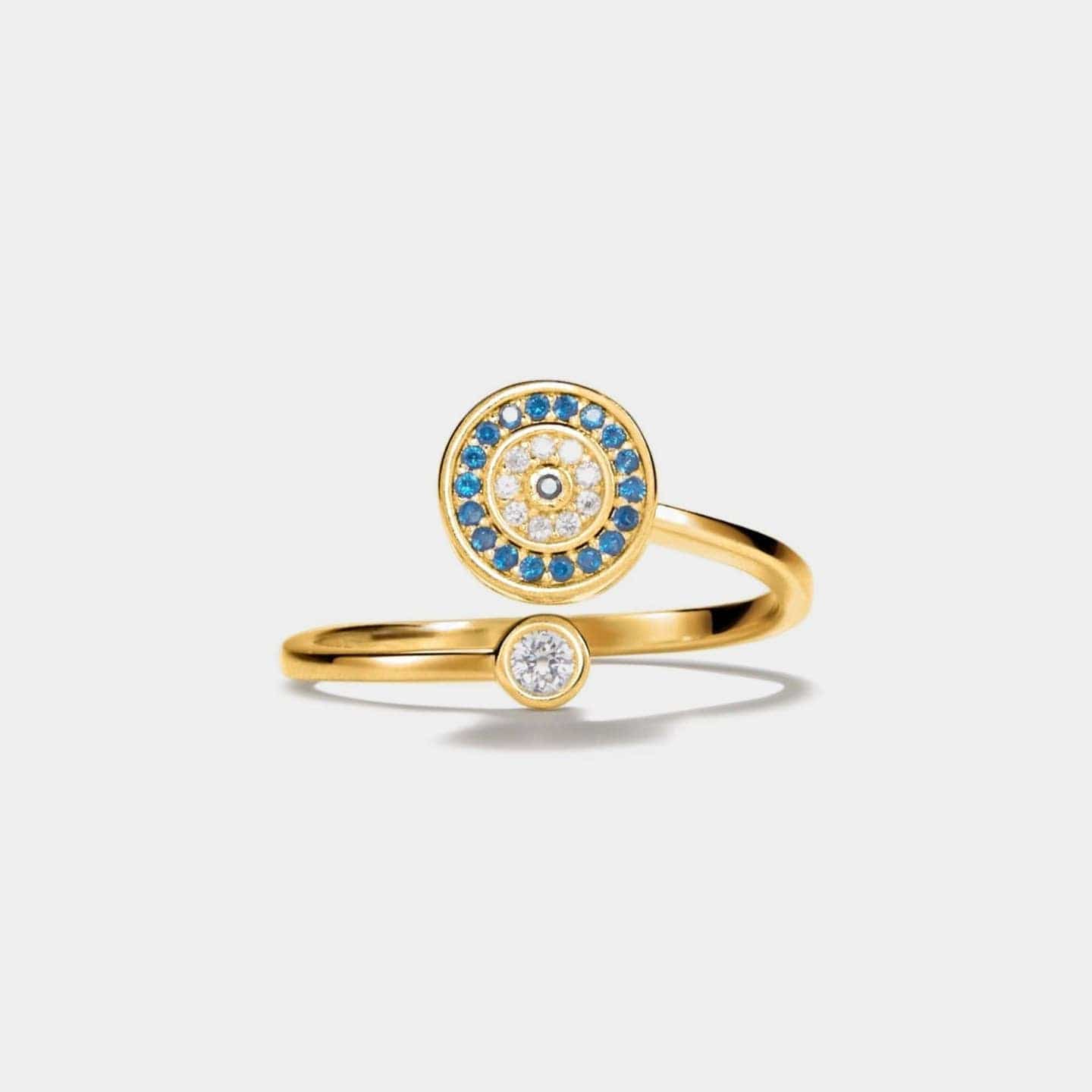 The Conscious Collection Mindful Rings - Gold Plated Fidget Spinner Ring - Mindful Rings