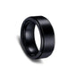 The Fusion Collection Men's Rotating Ring - Black Fidget Rotating Spinner Ring - Mindful Rings