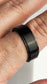 The Fusion Collection Men's Rotating Ring - Black Fidget Rotating Spinner Ring - Mindful Rings