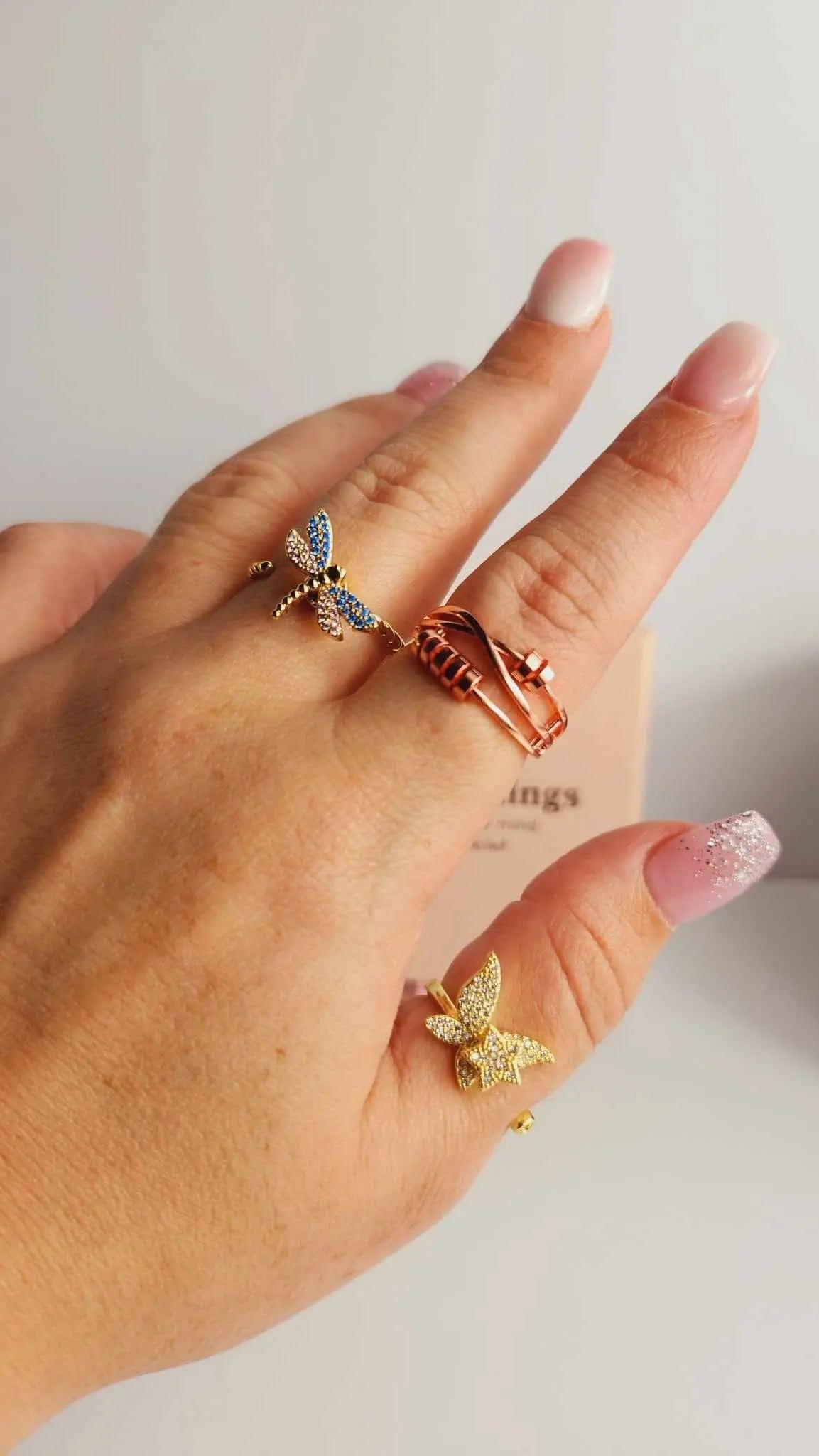 The Graceful Bundle - Fidget Spinner Rings - Mindful Rings