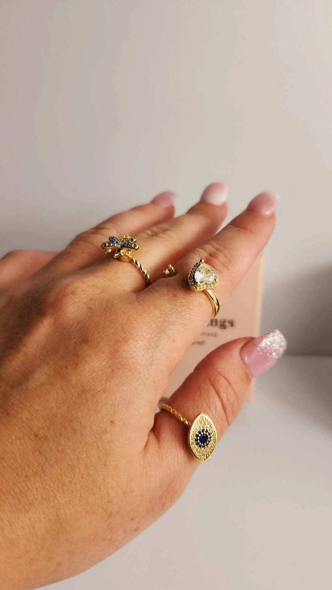 The Inspired Bundle - Crystal Infused Fidget Spinner Rings - Mindful Rings