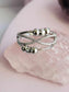 The Mind - Body Collection - Silver Fidget Spinner Ring - Mindful Rings