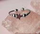 The Star Shine Collection - Sterling Silver Fidget Spinner Ring - Mindful Rings