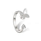 The Wellness Collection Mindful Rings - Iced Butterfly Fidget Spinner Ring - Mindful Rings